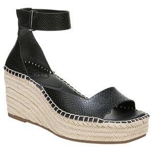 FrancoSarto black wedges